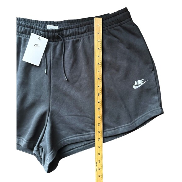Nike Essentials Women's 3" Active Shorts w/ Pockets Cotton Plus Size 2X Black - Picture 9 of 10